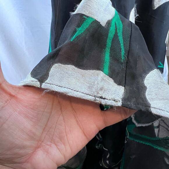 Badgley Mischka Women's Gracen Lily Floral Print Organza Prom Events Gown Size 0 - Picture 13 of 13